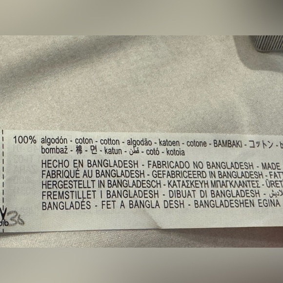 Women’s Zara Cotton Navy & White Stripe  Short Sleeve T-Shirt: M - Picture 6 of 7